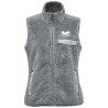 Veste sans manches en sherpa pour femme