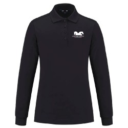 S05738 - Birdie - Polo Mesh Piqu à Manches Longues pour femme