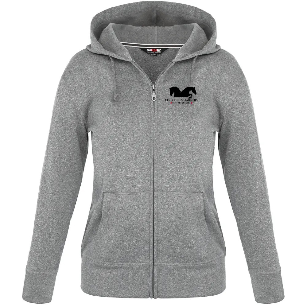 Veste à Capuchon en Molleton Polyester pour Femmes