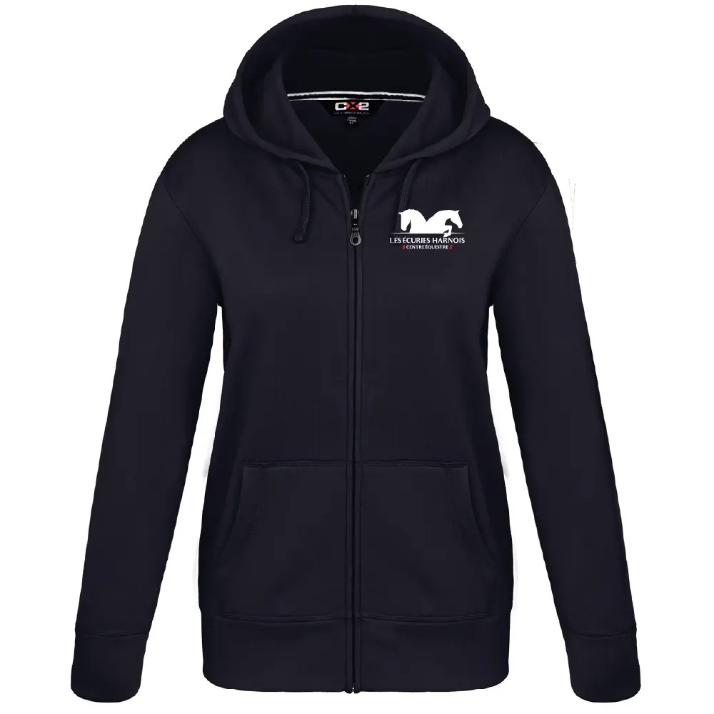 Veste à Capuchon en Molleton Polyester pour Femmes