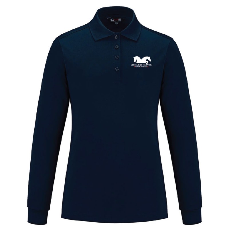 S05738 - Birdie - Ladies Long Sleeve Pique Mesh Polo