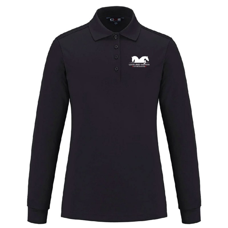S05738 - Birdie - Ladies Long Sleeve Pique Mesh Polo S05738 - Birdie - Ladies Long Sleeve Pique Mesh Polo