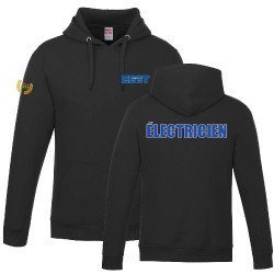 Vault - Adult "ÉLECTRICIEN" Pullover Hooded Sweatshirt