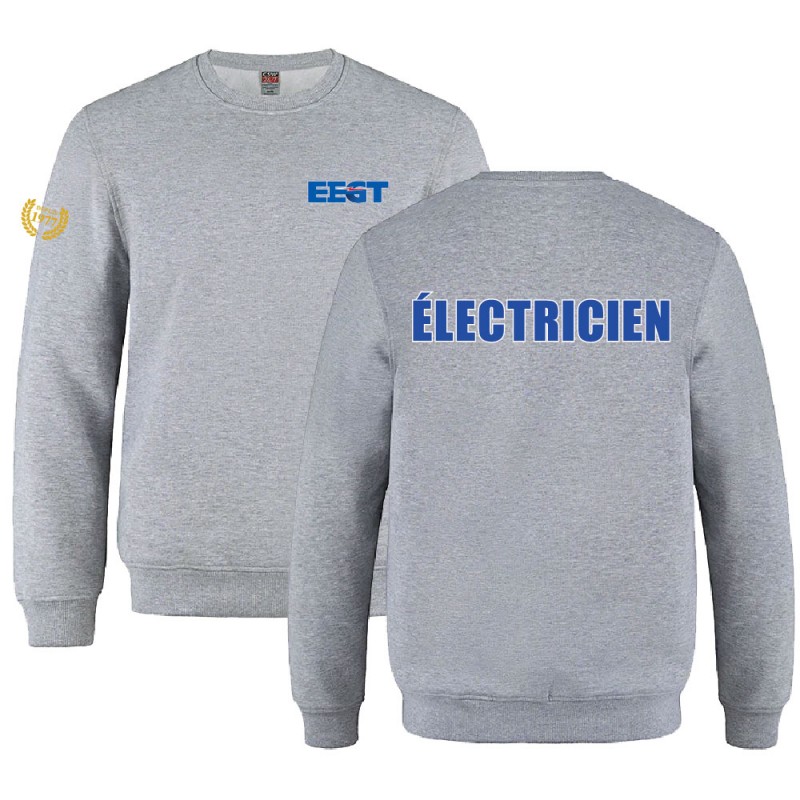 Crew - Adult "ÉLECTRICIEN" Crewneck Sweatshirt Crew - Adult "ÉLECTRICIEN" Crewneck Sweatshirt