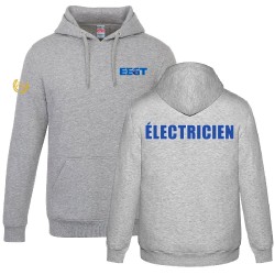 Vault - Adult "ÉLECTRICIEN" Pullover Hooded Sweatshirt