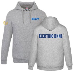 Vault - Chandail ÉLECTRICIENNE à Capuchon à Enfiler en Molleton