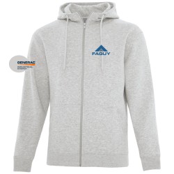 Chandail à capuchon avec zip
 pour Homme