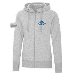 Chandail à capuchon avec zip
 pour Femme