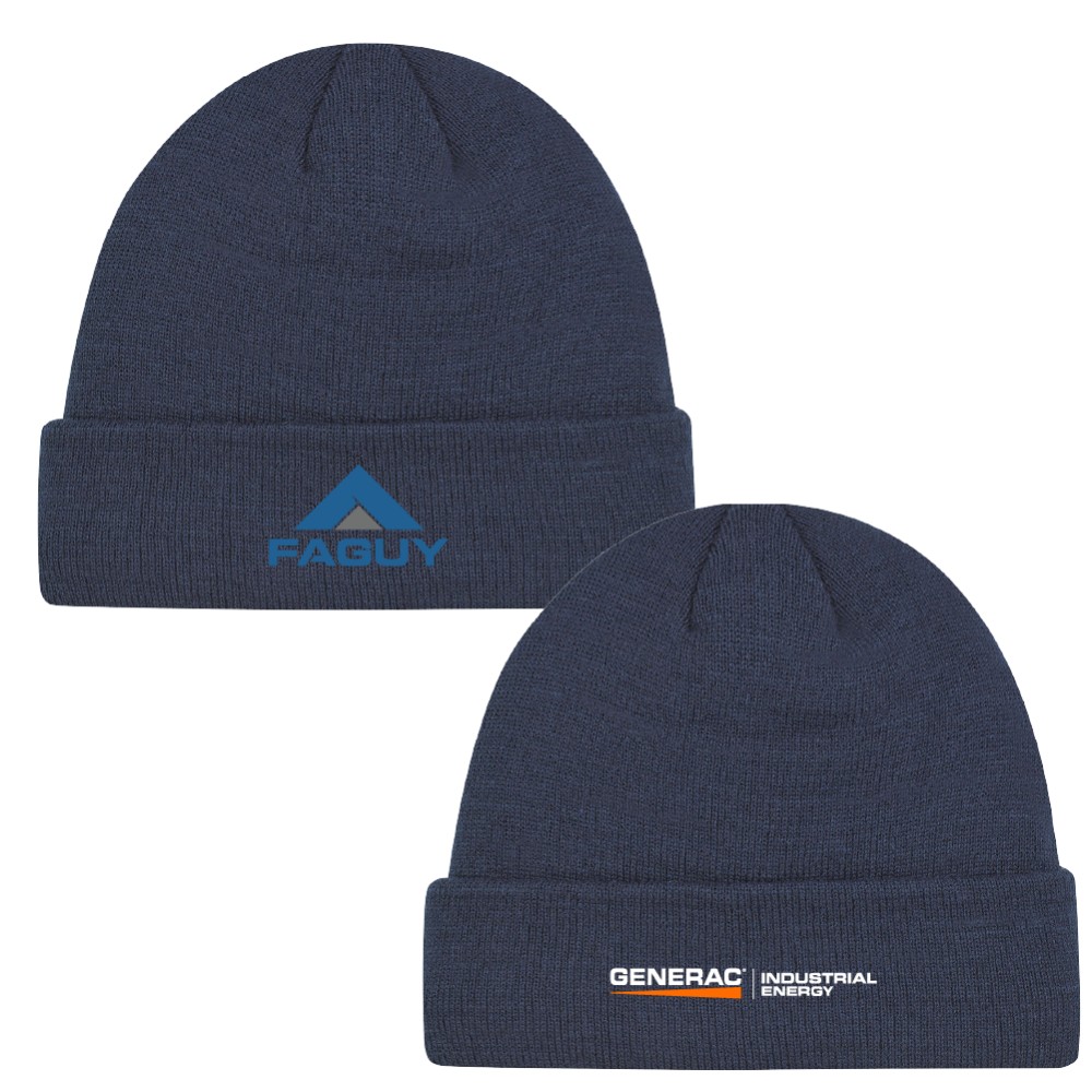 Tuque avec rebord en acrylique