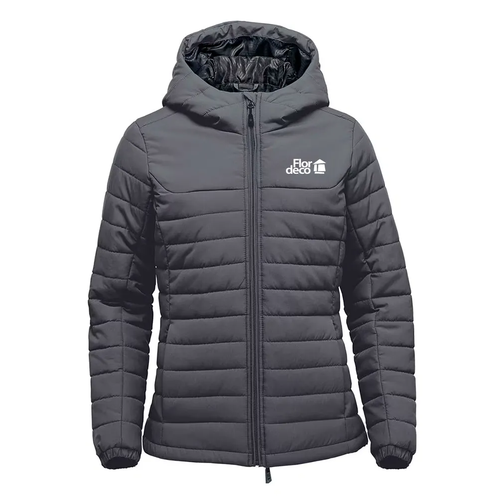 Manteau à capuchon matelassé Nautilus pour femmes