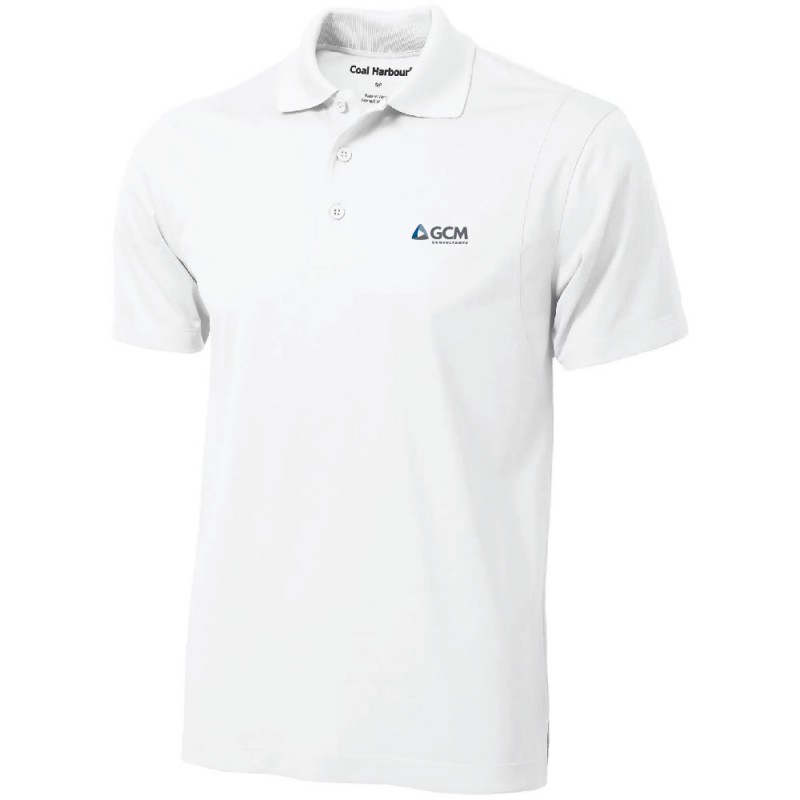 Polo 100% Polyester anti-accro manche courte
