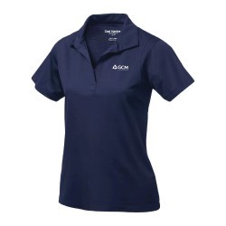 Polo 100% Polyester anti-accro manche courte Femme
