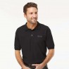 Polo piqué à M/C filé à l'anneau