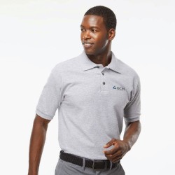 Polo piqué à M/C filé à l'anneau