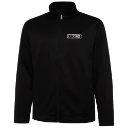 Manteau en molleton à glissière complète