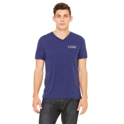 BELLA + CANVAS - T-shirt à manches courtes et col en V Triblend - 3415