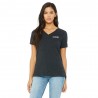 BELLA + CANVAS - Women's Relaxed Triblend Short Sleeve V-Neck Tee - 6415
