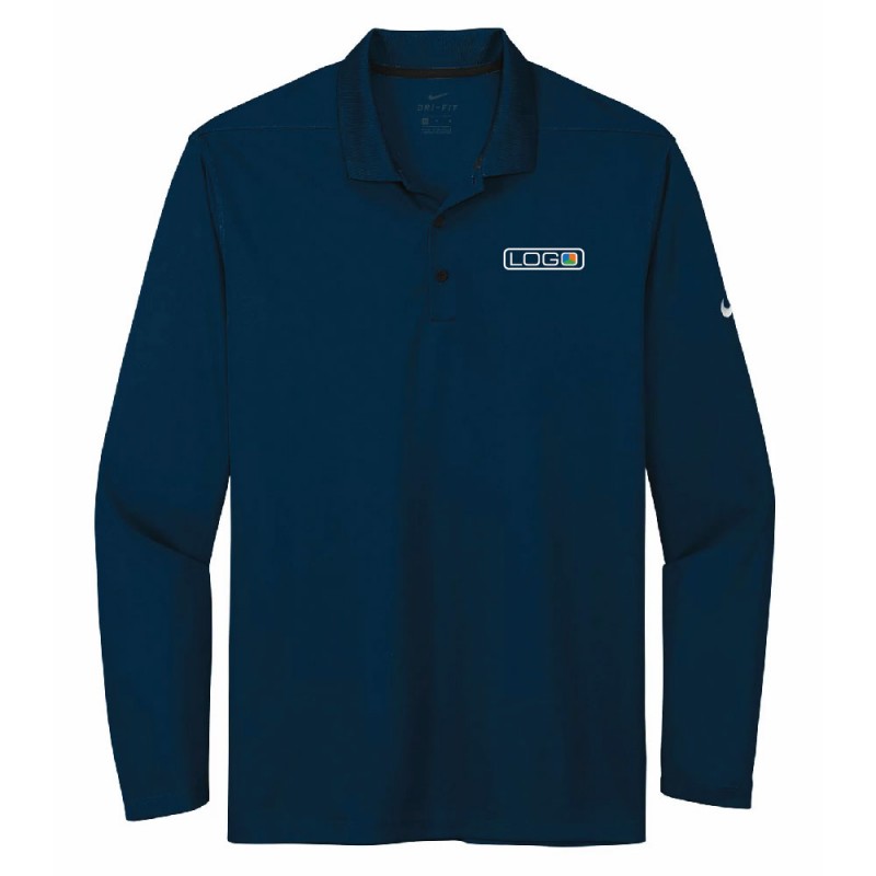 Polo Nike Dri-Fit manches longues pour hommes