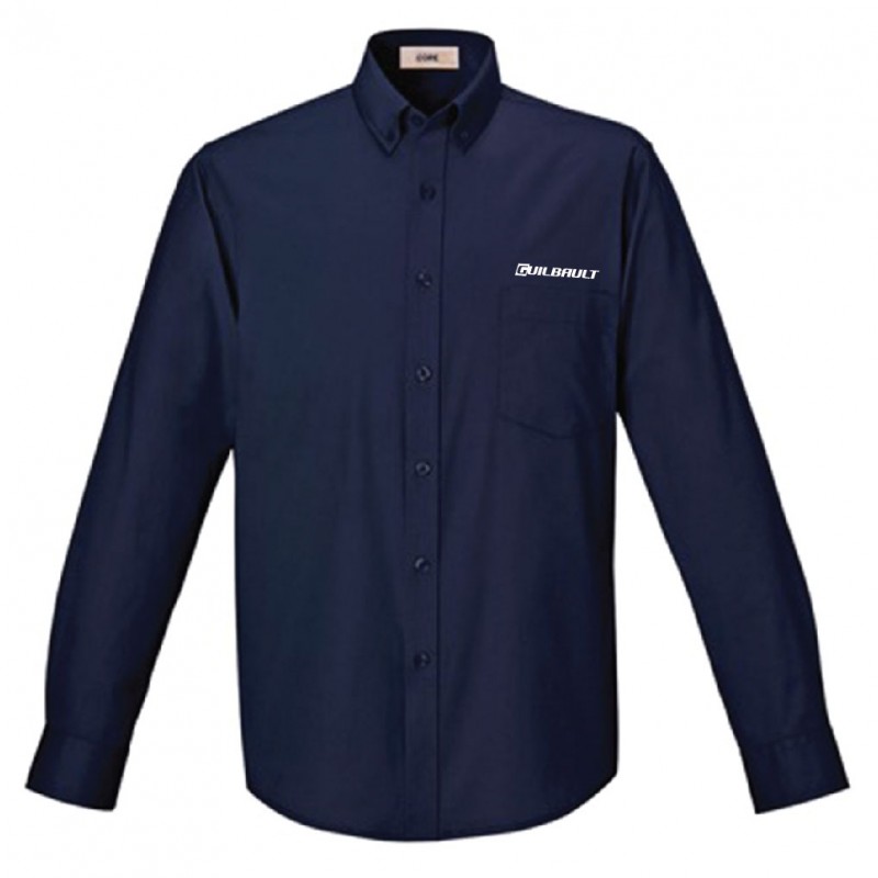 Core365 Men's Tall Operate Long-Sleeve Twill Shirt