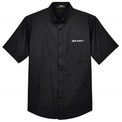 Core365 Men's Tall Optimum Short-Sleeve Twill Shirt