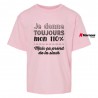 Tshirt (MC) ENFANTS - Je donne toujours mon 110%, mais ça prend de la slush