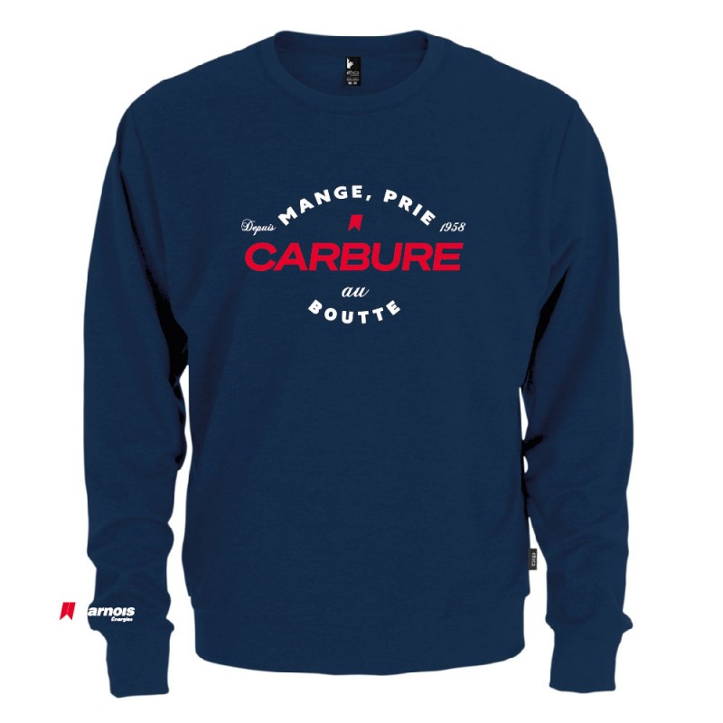 Chandail Crewneck Mange, prie, carbure au boutte