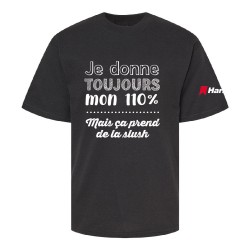 Tshirt (MC) ENFANTS - Je donne toujours mon 110%, mais ça prend de la slush