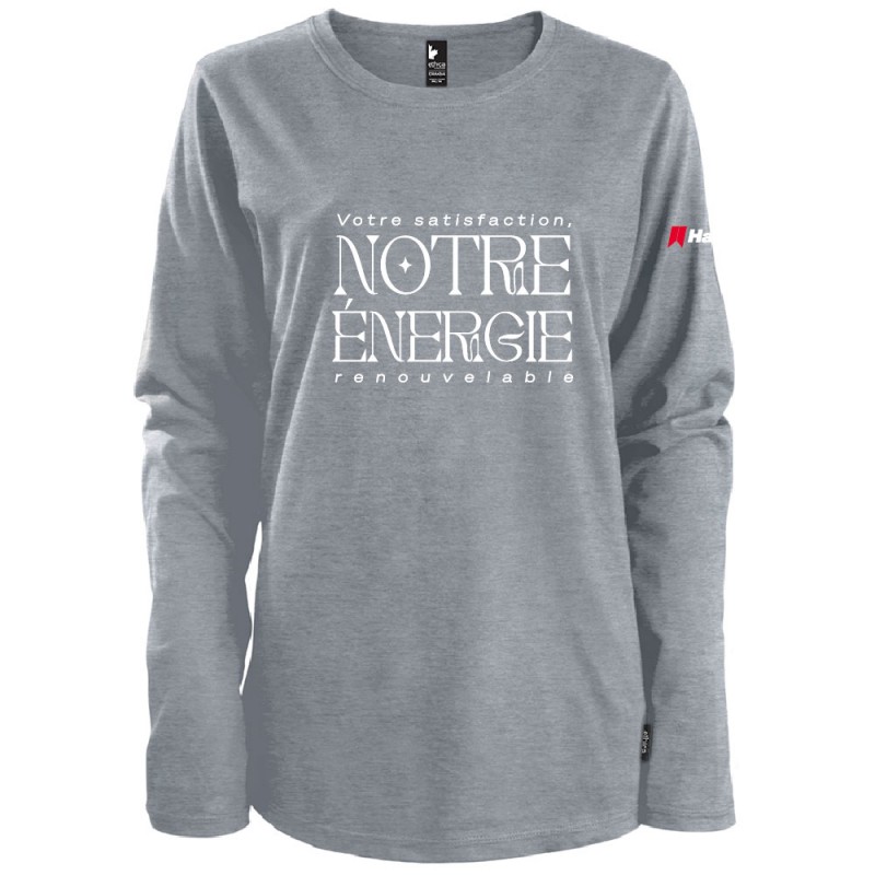 Tshirt (ML) Votre satifaction, notre énergie renouvelable