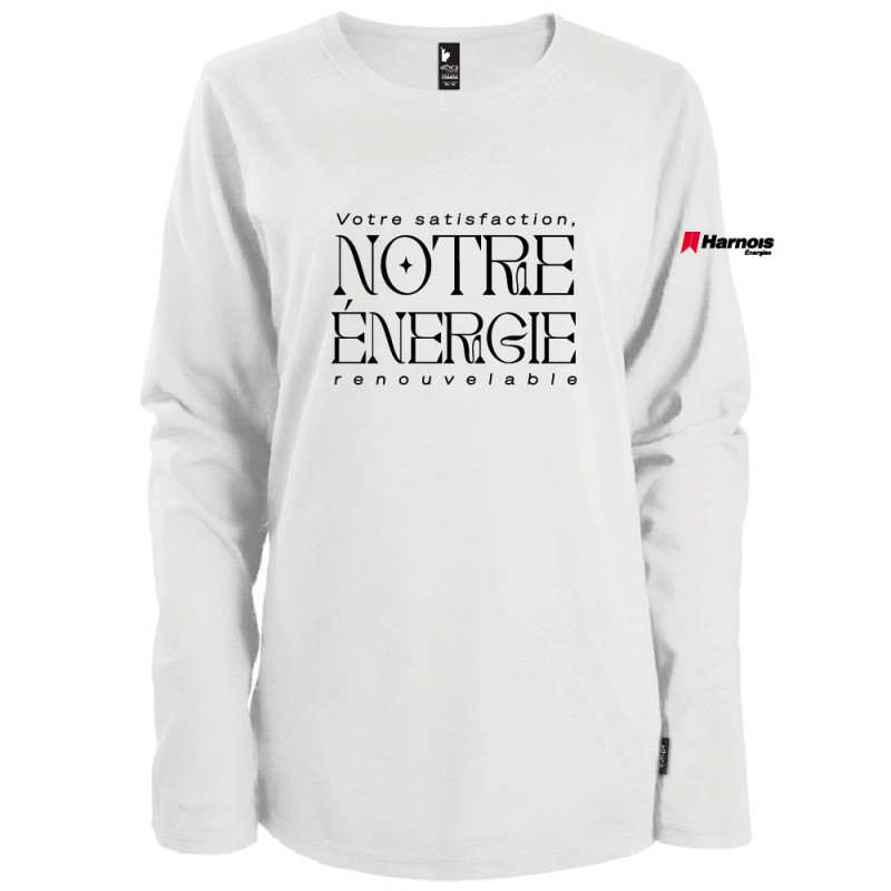 Tshirt (ML) Votre satifaction, notre énergie renouvelable