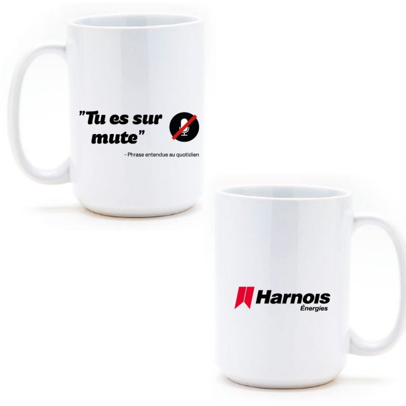 Tasse Tu es sur mute - Tasse 11oz