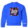 Chandail Crewneck pour enfant - Petite boule d'énergie avec fleur