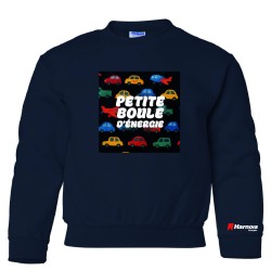 Chandail Crewneck pour enfant - Petite boule d'énergie avec camion