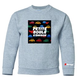 Chandail Crewneck pour enfant - Petite boule d'énergie avec camion