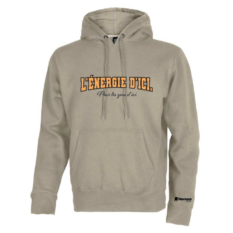 Hoodie - L'énergie d'ici pour les gens d'ici