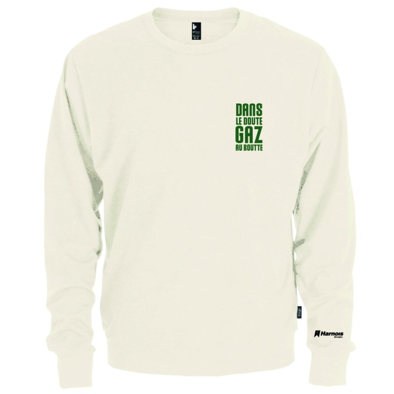 Chandail Crewneck - Dans le doute gaz au bout Chandail Crewneck - Dans le doute gaz au bout