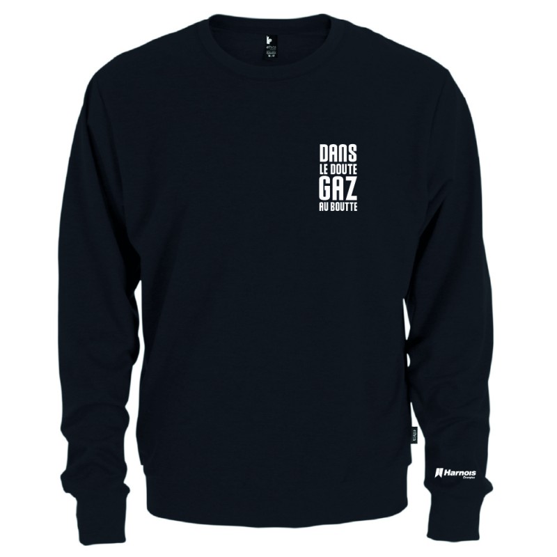 Chandail Crewneck - Dans le doute gaz au bout Chandail Crewneck - Dans le doute gaz au bout