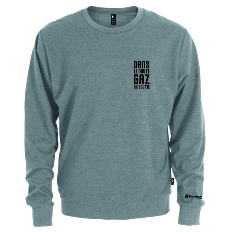 Chandail Crewneck - Dans le doute gaz au bout Chandail Crewneck - Dans le doute gaz au bout