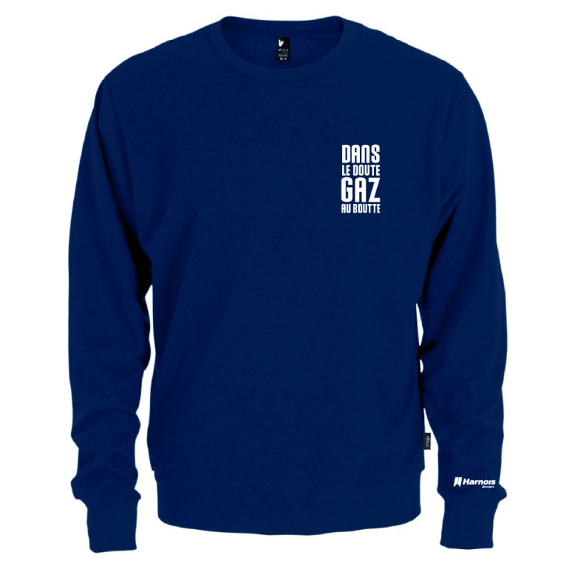 Chandail Crewneck - Dans le doute gaz au bout Chandail Crewneck - Dans le doute gaz au bout