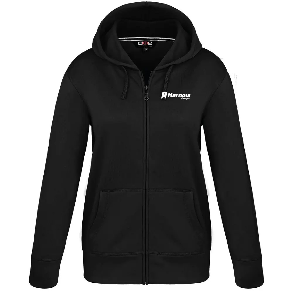 Cypress Creek - Ladies Polyester Full-Zip Hooded Sweatshirt