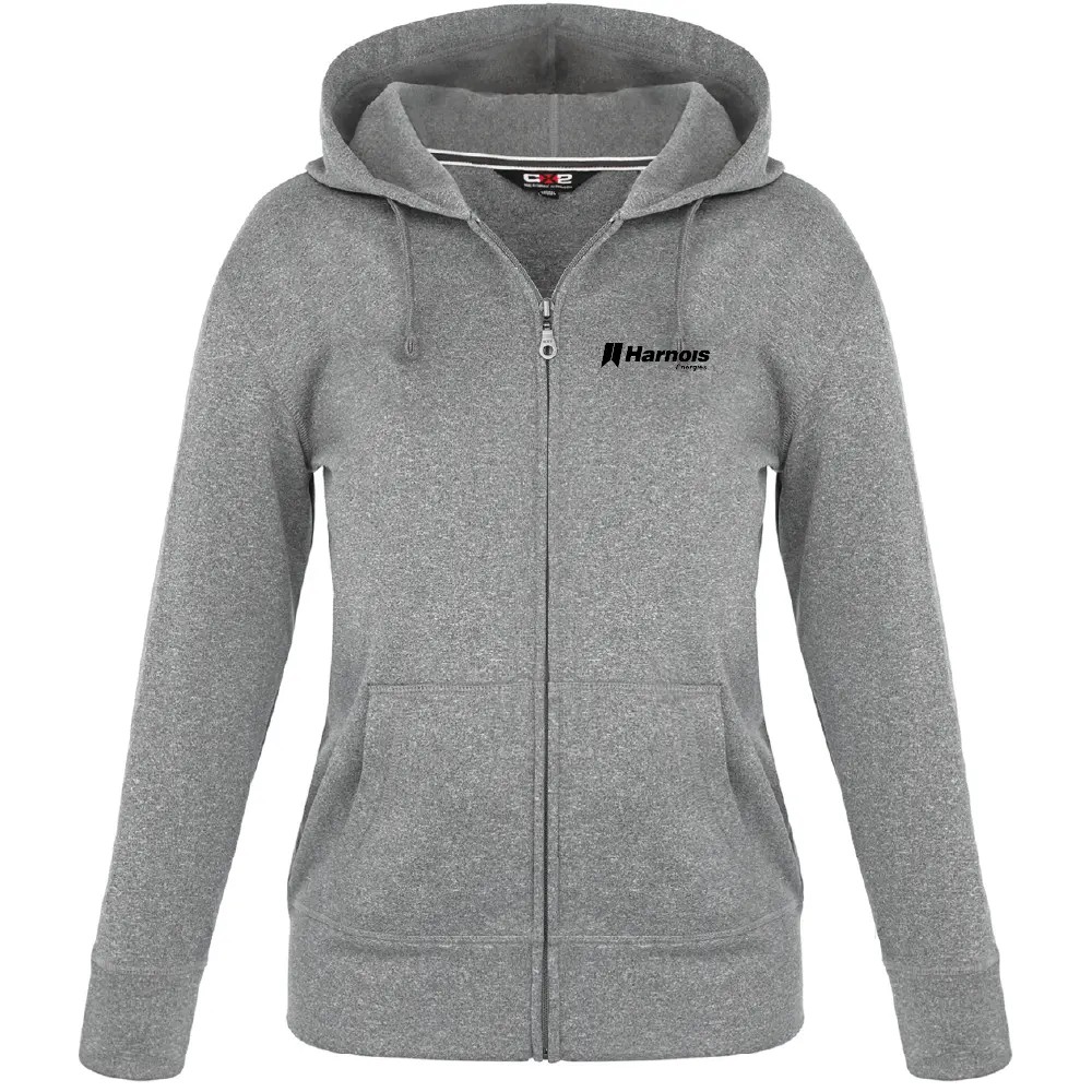 Cypress Creek - Ladies Polyester Full-Zip Hooded Sweatshirt