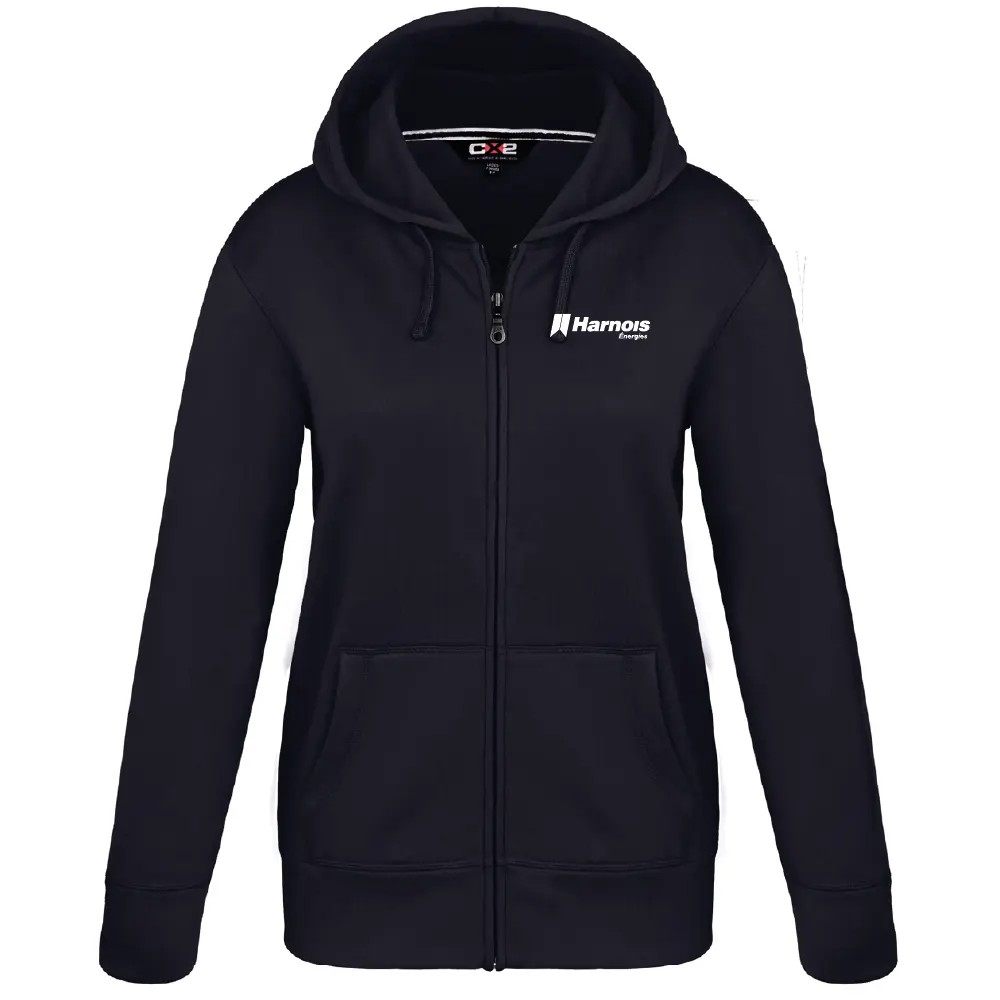 Cypress Creek - Ladies Polyester Full-Zip Hooded Sweatshirt
