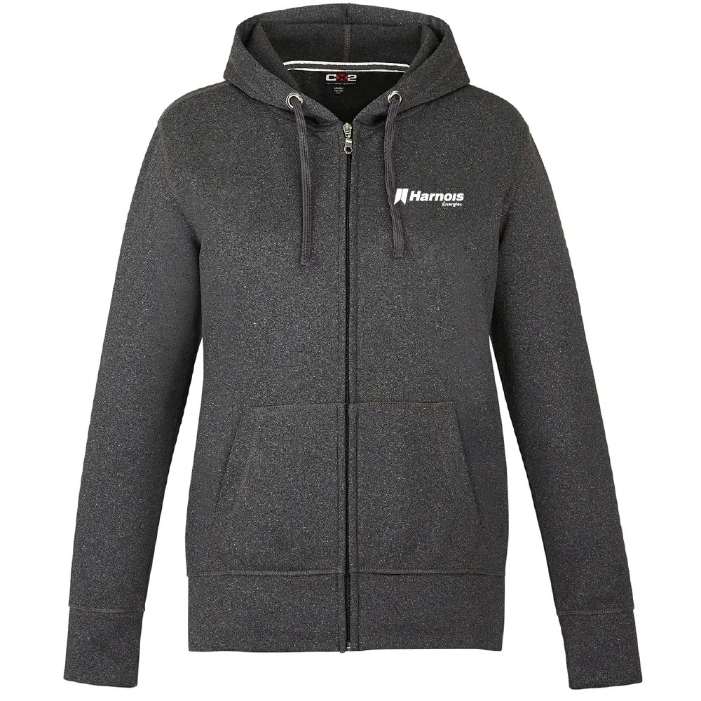 Cypress Creek - Ladies Polyester Full-Zip Hooded Sweatshirt
