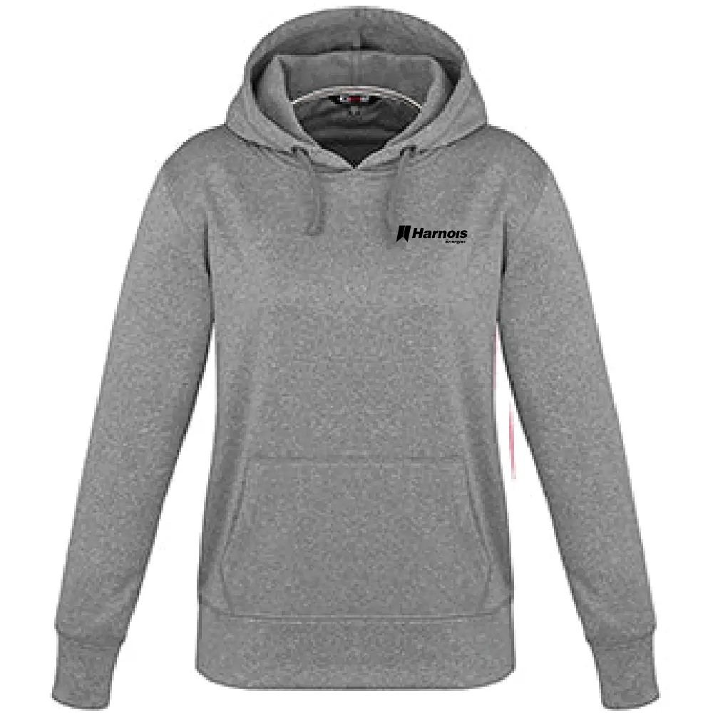 Ladies Polyester Pullover Hooded Sweatshirt