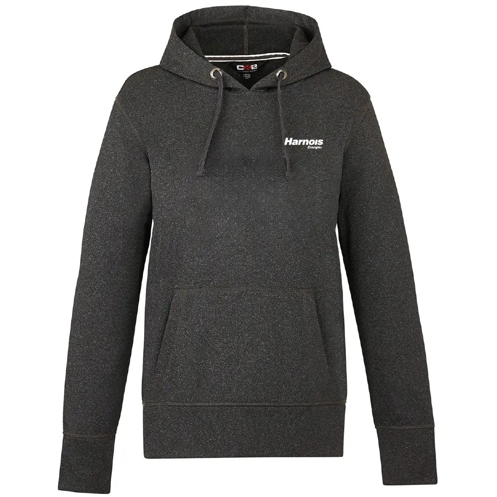 Ladies Polyester Pullover Hooded Sweatshirt