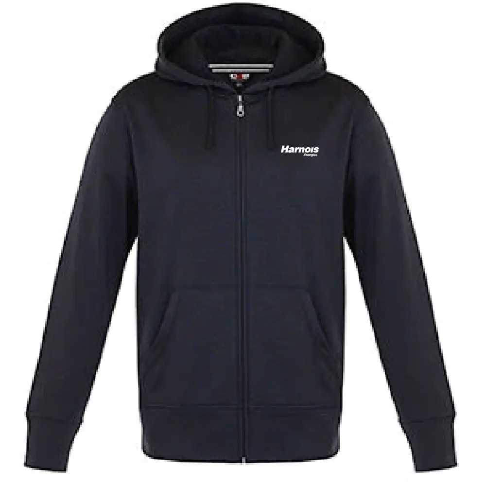 Adult Polyester Full-Zip Hooded Sweatshirt