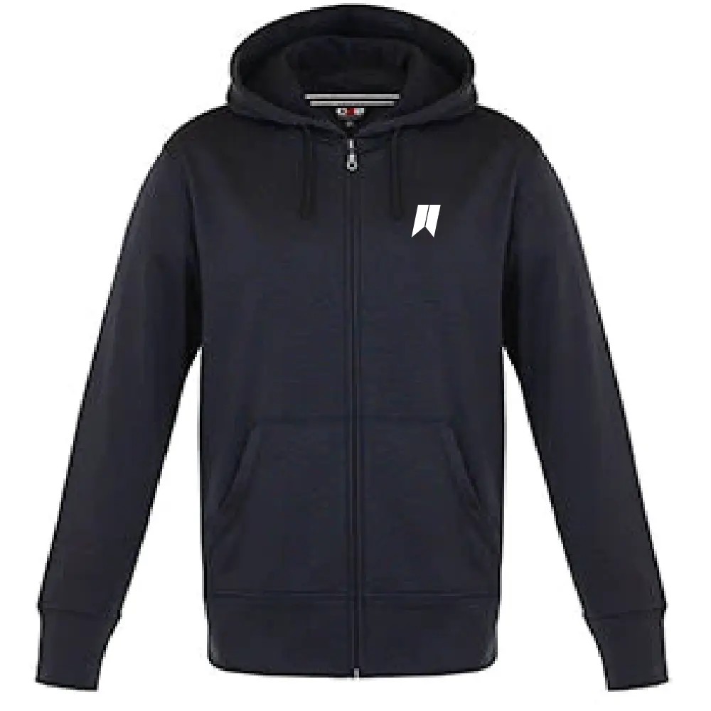 Adult Polyester Full-Zip Hooded Sweatshirt - FANION
