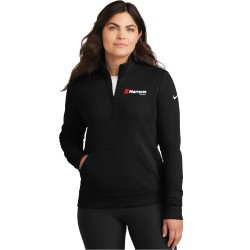 NIKE CLUB FLEECE SLEEVE SWOOSH LADIES' 1/2 ZIP