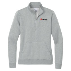 NIKE CLUB FLEECE SLEEVE SWOOSH LADIES' 1/2 ZIP