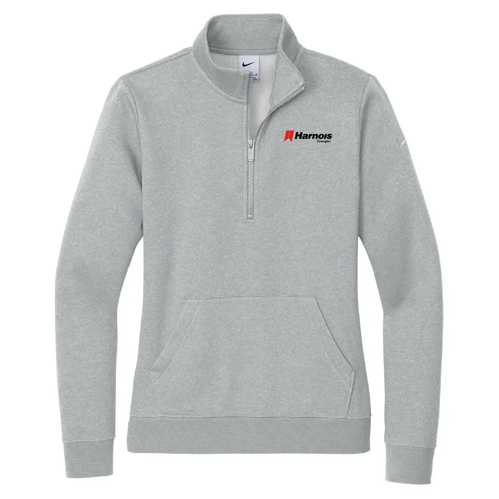NIKE CLUB FLEECE SLEEVE SWOOSH LADIES' 1/2 ZIP