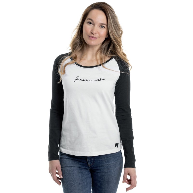 T-Shirt baseball femme
